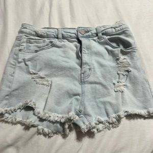 Light blue Cut off shorts